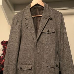 Grey Wool Blazer